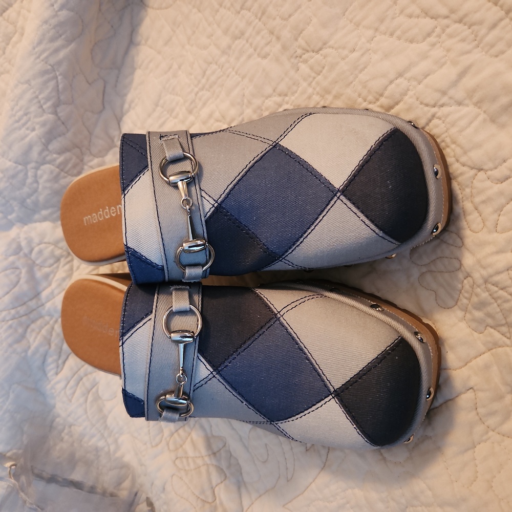 Madden Girl Patchwork Clogs